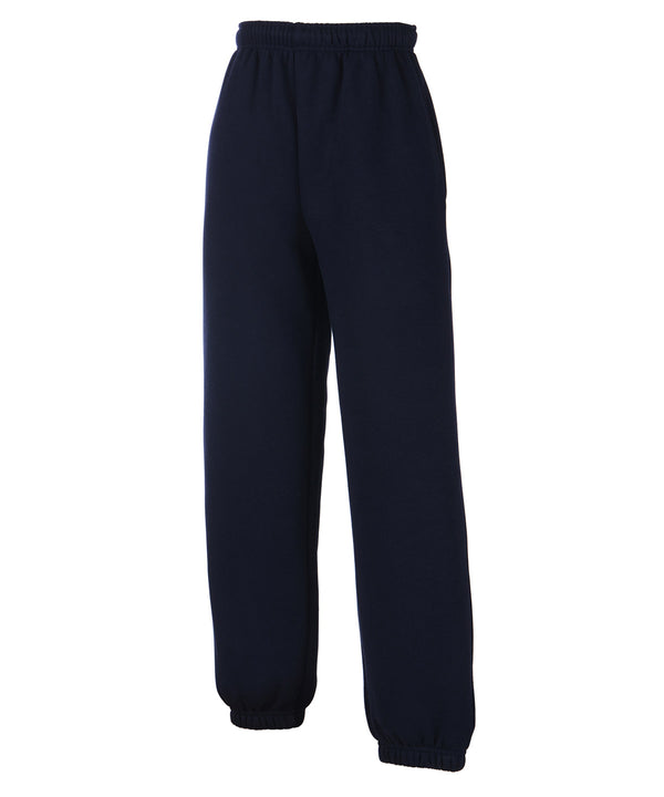 Fruit of the Loom Kids Premium Elasticated Cuff Jog Pants - Deep Navy