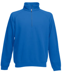 Fruit of the Loom Premium 70/30 Zip-neck Sweatshirt - Royal Blue