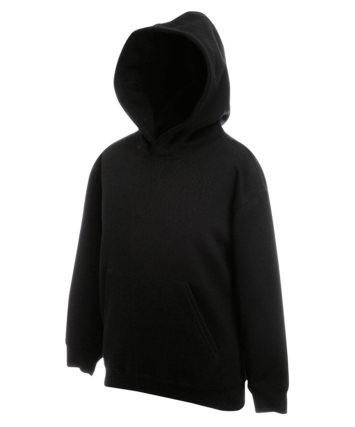 Fruit of the Loom Kids Premium Hooded Sweatshirt - Black