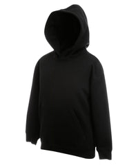 Fruit of the Loom Kids Premium Hooded Sweatshirt - Black