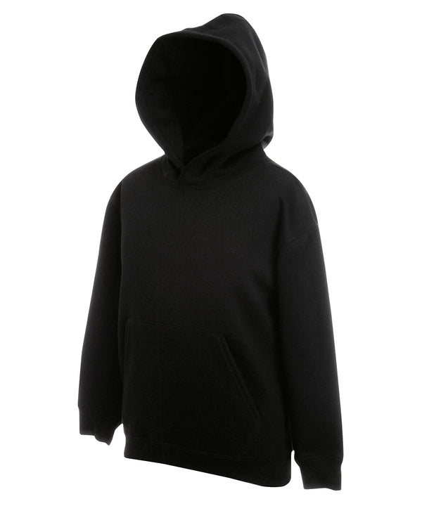 Fruit of the Loom Kids Premium Hooded Sweatshirt - Black