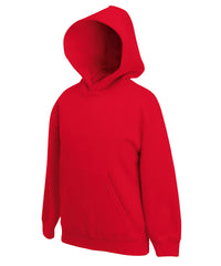 Fruit of the Loom Kids Premium Hooded Sweatshirt - Red
