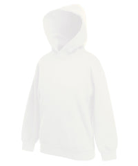 Fruit of the Loom Kids Premium Hooded Sweatshirt - White