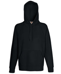 Fruit of the Loom Lightweight Hooded Sweatshirt - Black