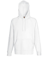 Fruit of the Loom Lightweight Hooded Sweatshirt - White