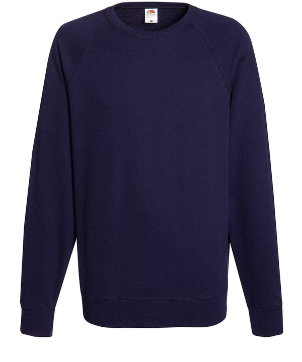 Fruit of the Loom Lightweight Raglan Sweatshirt - Deep Navy