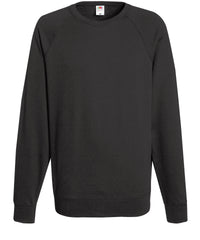 Fruit of the Loom Lightweight Raglan Sweatshirt - Light Graphite