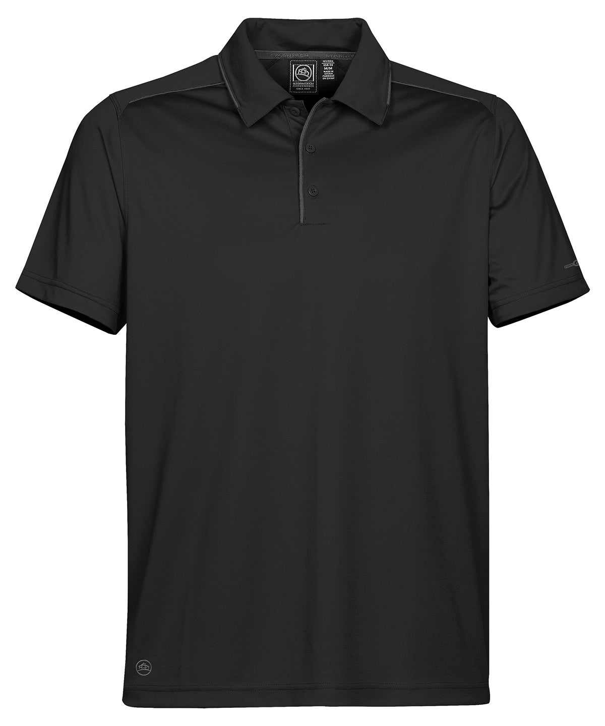 Stormtech H2X Inertia Performance Polo - Black/Graphite