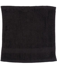 Towel City Luxury Range Face Cloth - Black