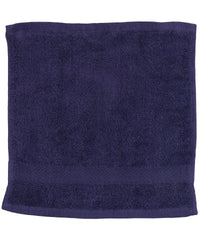 Towel City Luxury Range Face Cloth - Navy
