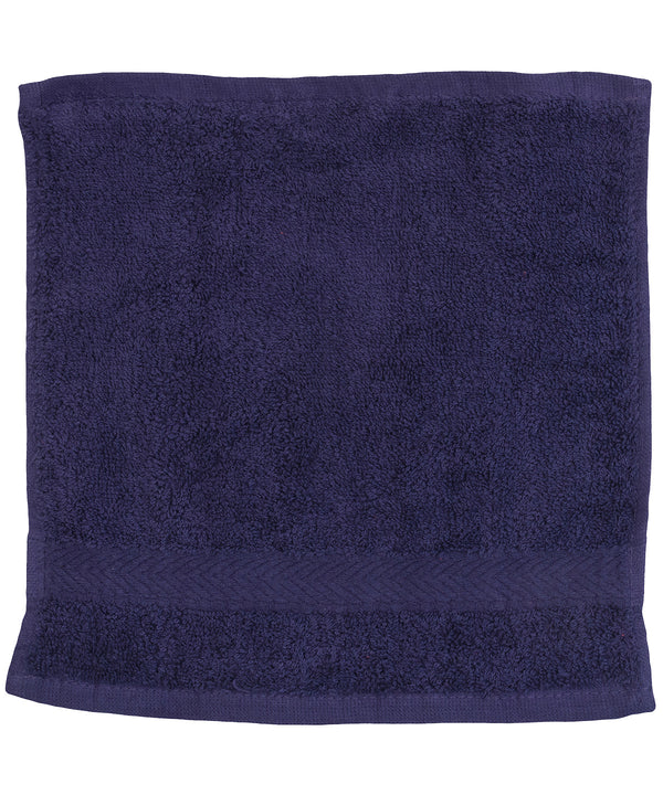 Towel City Luxury Range Face Cloth - Navy