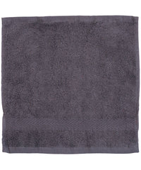 Towel City Luxury Range Face Cloth - Steel Grey