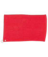 Towel City Luxury Range Golf Towel - Red