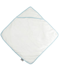 Towel City Babies' Hooded Towel - White/Blue
