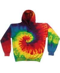 Colortone Rainbow Tie-dye Hoodie - Rainbow