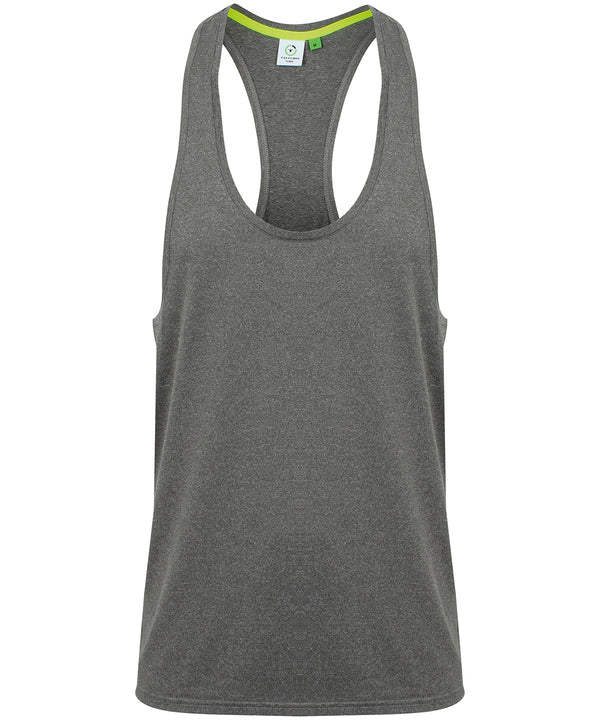 Tombo Muscle Vest - Grey Marl
