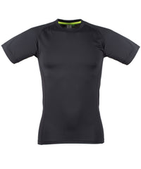 Tombo Slim Fit T-shirt - Black/Black