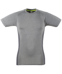 Tombo Slim Fit T-shirt - Grey Marl/Grey