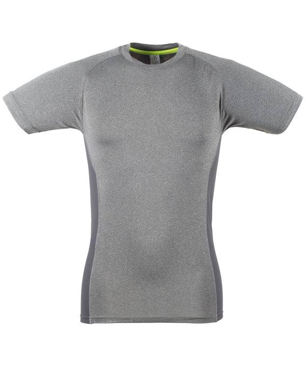 Tombo Slim Fit T-shirt - Grey Marl/Grey
