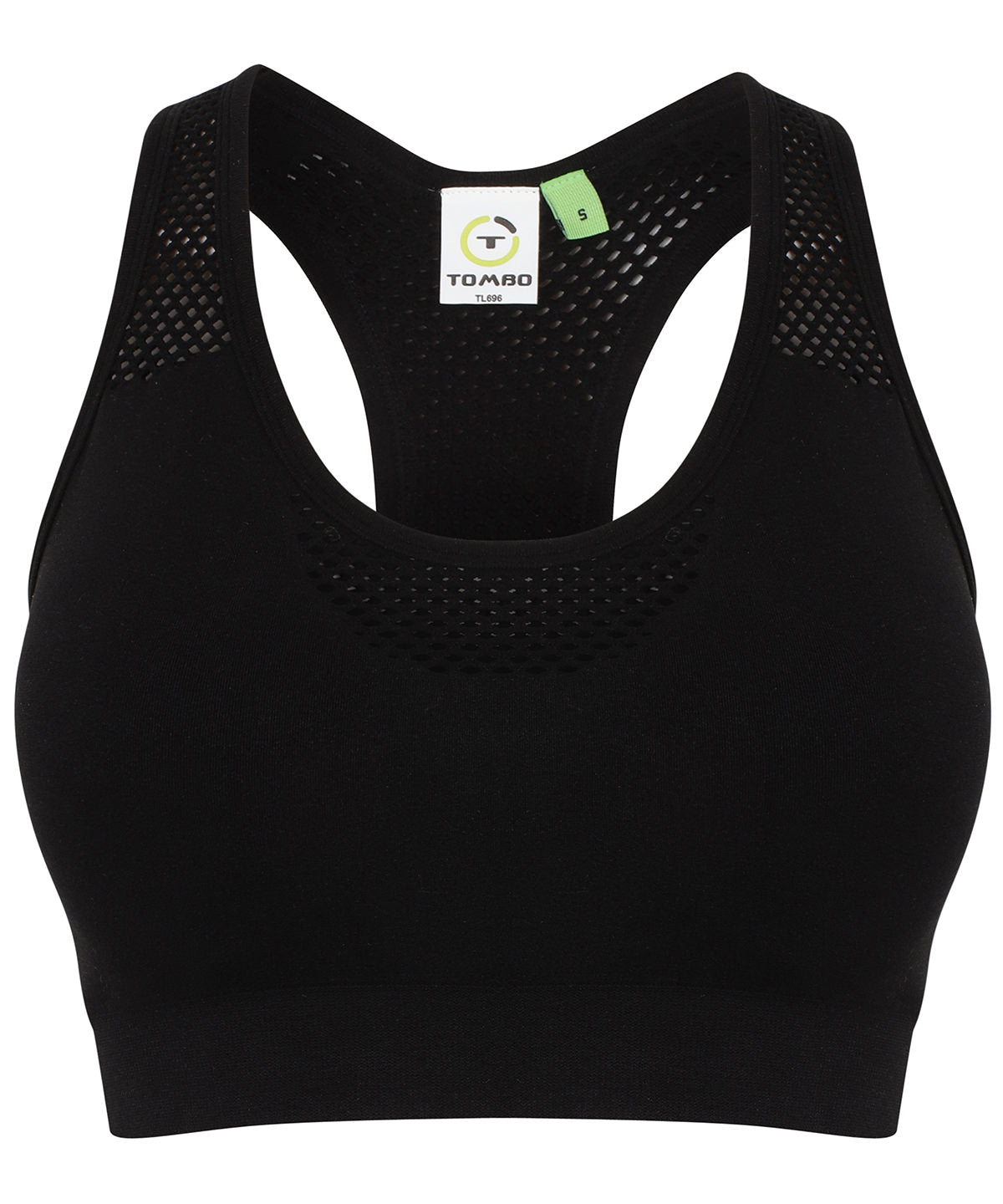 Tombo Women's Seamless Sports Bra - Black
