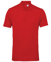 Men's TriDri® Panelled Polo - Fire Red