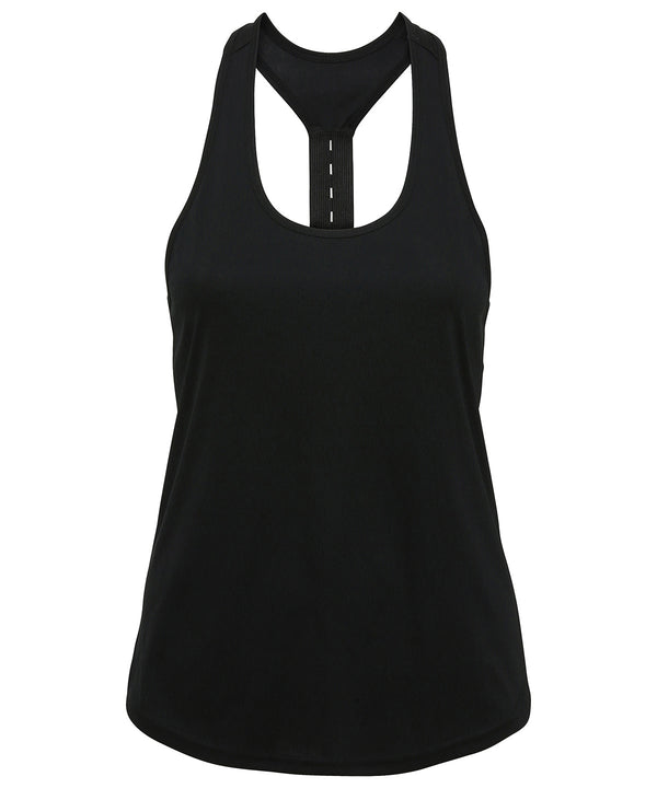Women's TriDri® Performance Strap Back Vest - Black