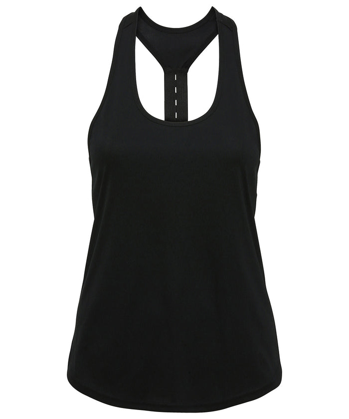 Women's TriDri® Performance Strap Back Vest - Black