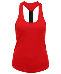 Women's TriDri® Performance Strap Back Vest - Fire Red