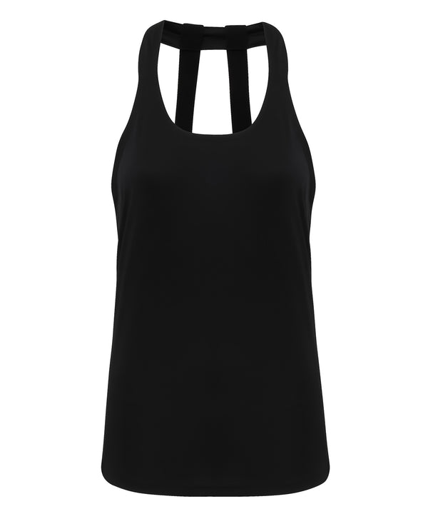 Women's TriDri® Double Strap Back Vest - Black