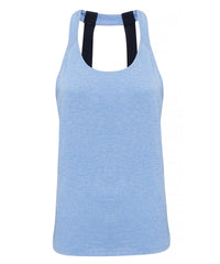 Women's TriDri® Double Strap Back Vest - Cornflower Melange