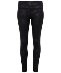 Women's TriDri® Performance Camo Leggings Full-length - Black Camo