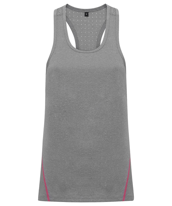 Women's TriDri® Laser Cut Vest - Silver Melange