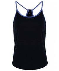 Women's TriDri® Yoga Vest - French Navy/Blue Melange