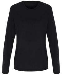 Women's TriDri® Long Sleeve Performance T-shirt - Black
