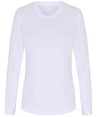 Women's TriDri® Long Sleeve Performance T-shirt - White