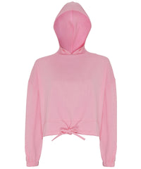 Women's TriDri® Cropped Oversize Hoodie - Light Pink