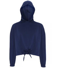 Women's TriDri® Cropped Oversize Hoodie - Navy