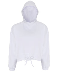 Women's TriDri® Cropped Oversize Hoodie - White