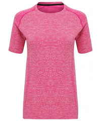 Women's TriDri® Seamless '3D Fit' Multi-sport Performance Short Sleeve Top - Pink
