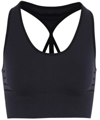 TriDri® Seamless '3D Fit' Multi-sport Reveal Sports Bra - Black