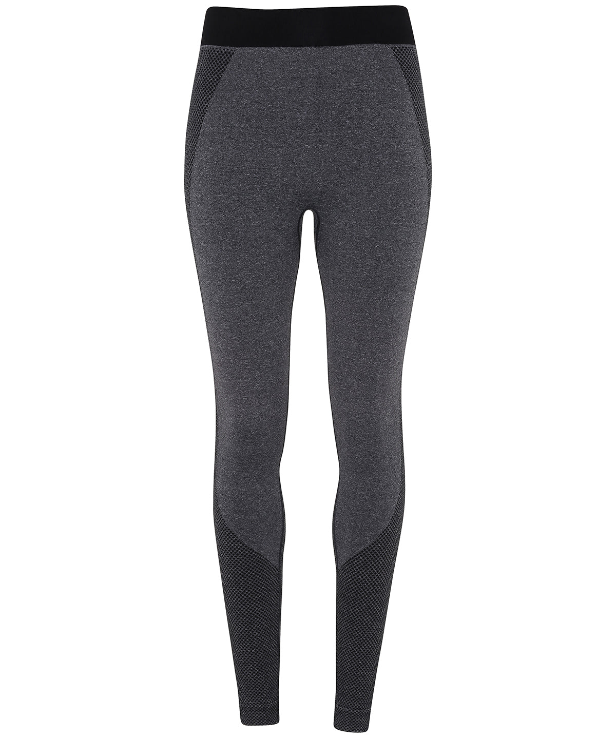Women's TriDri® Seamless 3D Fit" Multi-sport Sculpt Leggings" - Black Melange