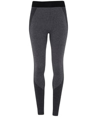 Women's TriDri® Seamless 3D Fit" Multi-sport Sculpt Leggings" - Black Melange