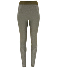 Women's TriDri® Seamless 3D Fit" Multi-sport Sculpt Leggings" - Olive