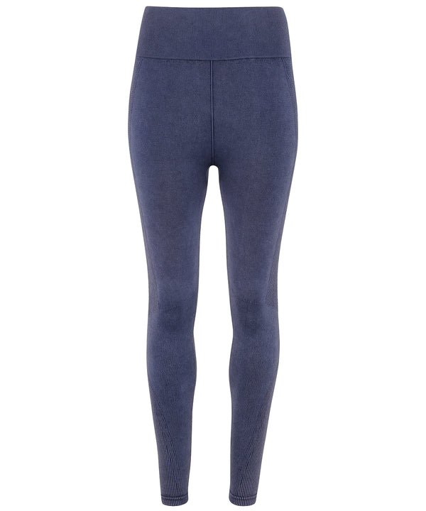 Women's TriDri® Seamless 3D Fit" Multi-sport Denim Look Leggings" - Indigo Denim
