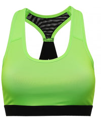 TriDri® Performance Sports Bra (medium Impact) - Lightning Green