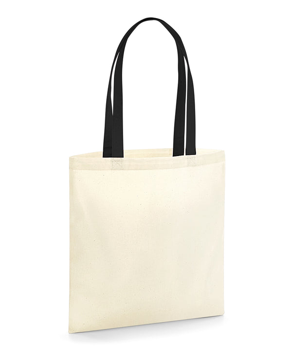 Westford Mill EarthAware® Organic Bag for Life - Contrast Handles - Natural/Black