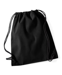 Westford Mill Cotton Gymsac - Black/Black