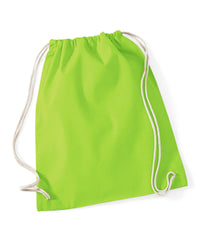 Westford Mill Cotton Gymsac - Lime Green