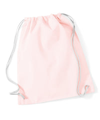 Westford Mill Cotton Gymsac - Pastel Pink/White