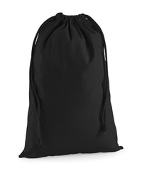 Westford Mill Premium Cotton Stuff Bag - Black